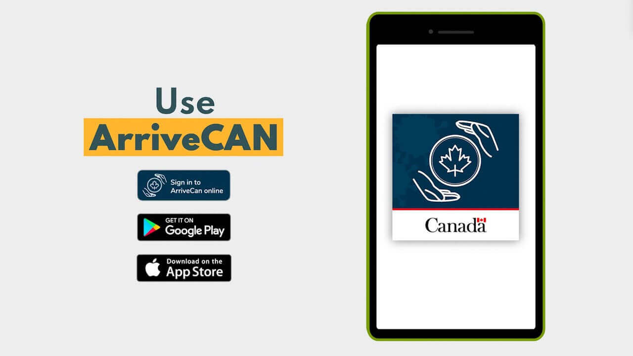 ArriveCAN app Travelling To And From Canada